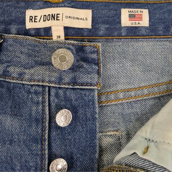 RE/DONE Originals High Rise Ankle Crop GUC $285 Size 28    J1529 - Picture 4 of 8